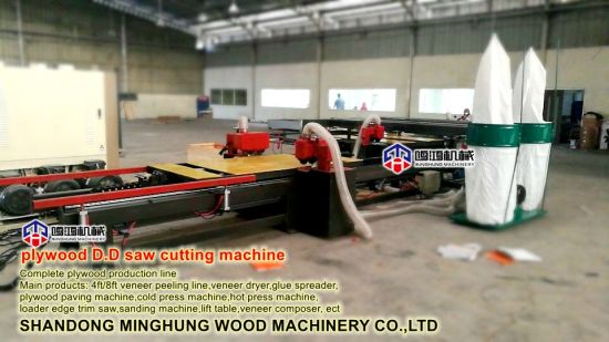 Plywood Edge Trimming Saw Machine with Automatic Infeeding