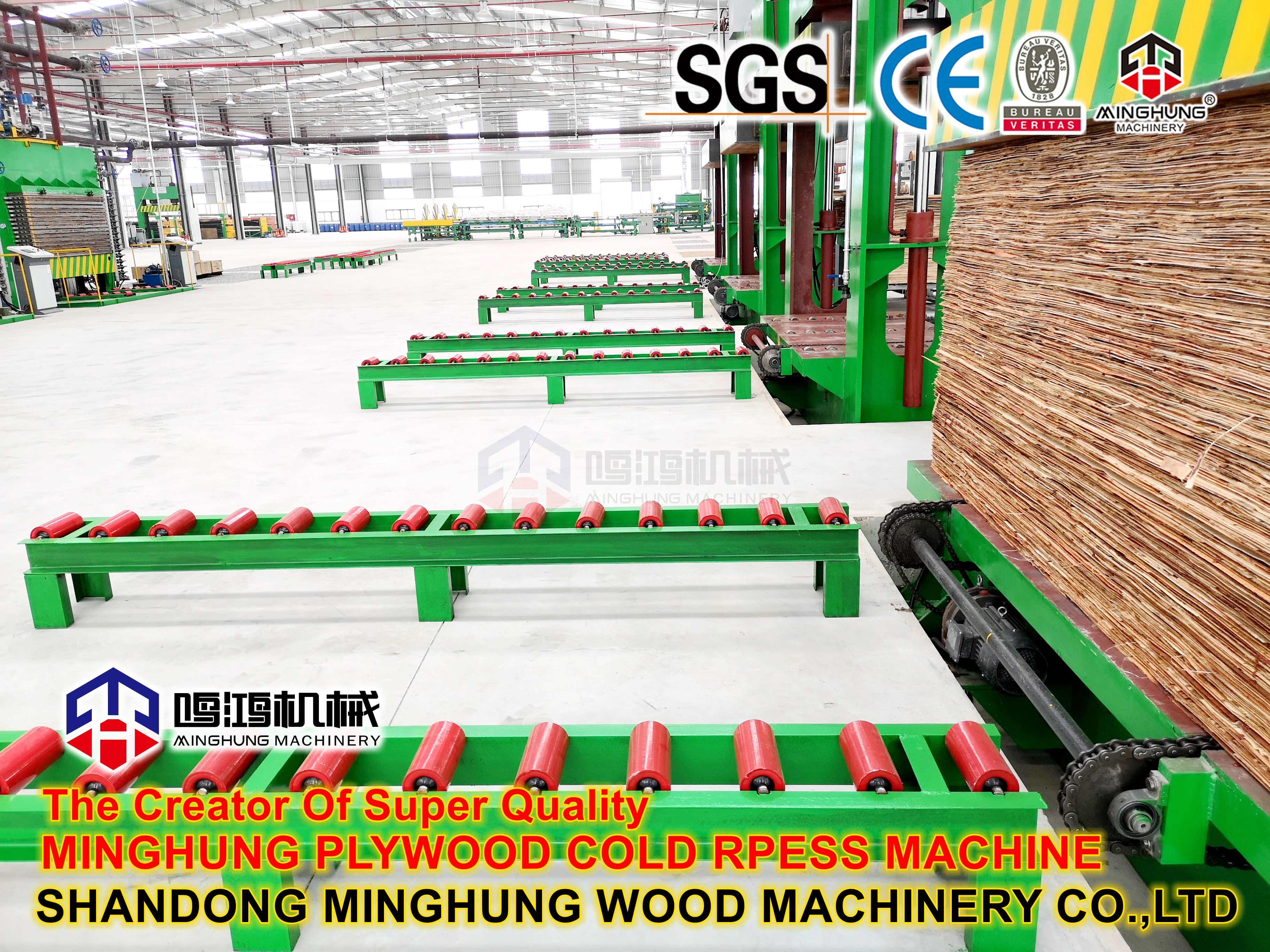 Plywood Cold Press Machine with Auto Loader&Unloader