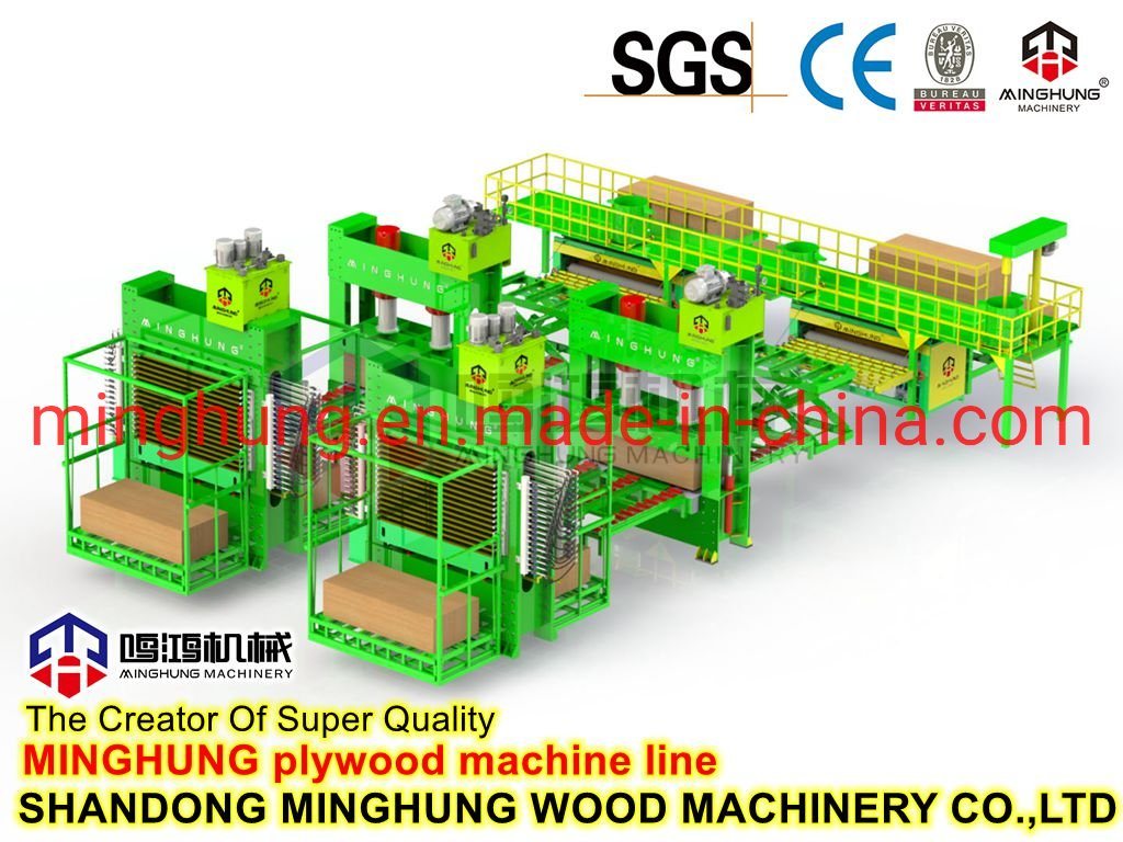Melamine Plywood Hot Press Machine with Stainless Steel Plates