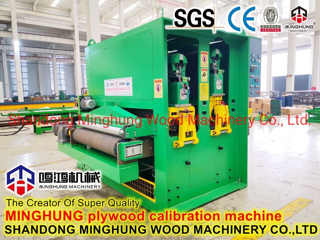 Woodworking Plywood Calibrating Sanding Machine