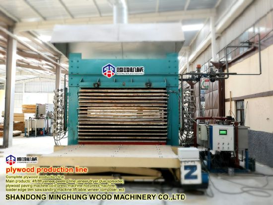 Customized Hydraulic Hot Press Machine with Thick Hot Platen for Plywood Making