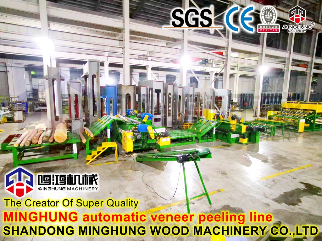 Papel Forest Veneer Products Peeling Machine for Core Veneer Sheets