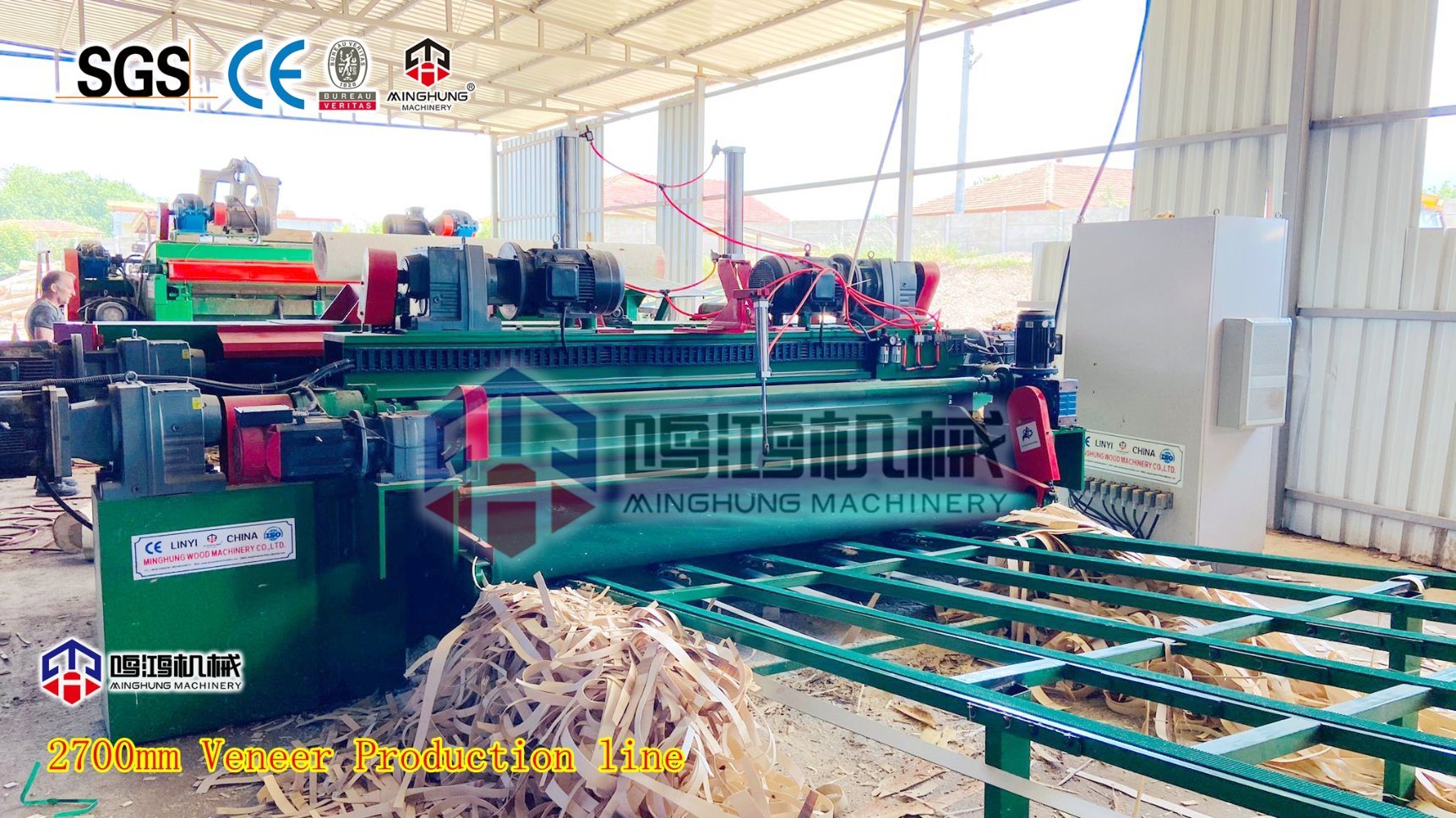 Wood Veneer Rotary Veneer Peeling Lathe for Timber Processing