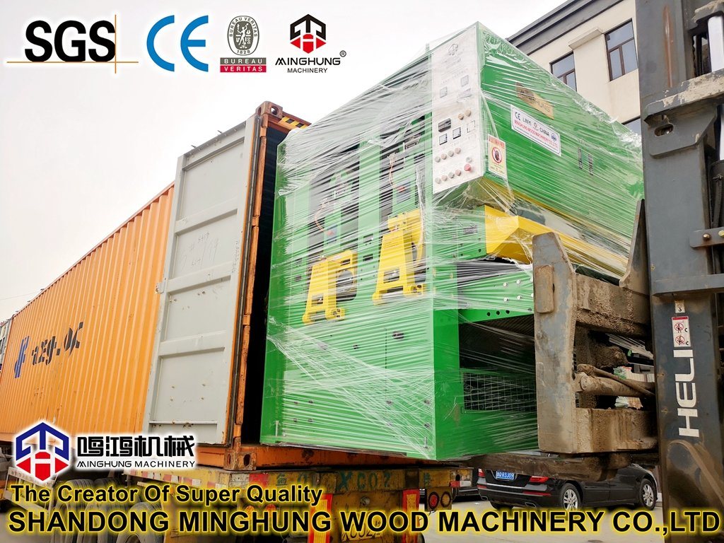 Two Heads Plywood Wood Solid Panel Sanding Machine