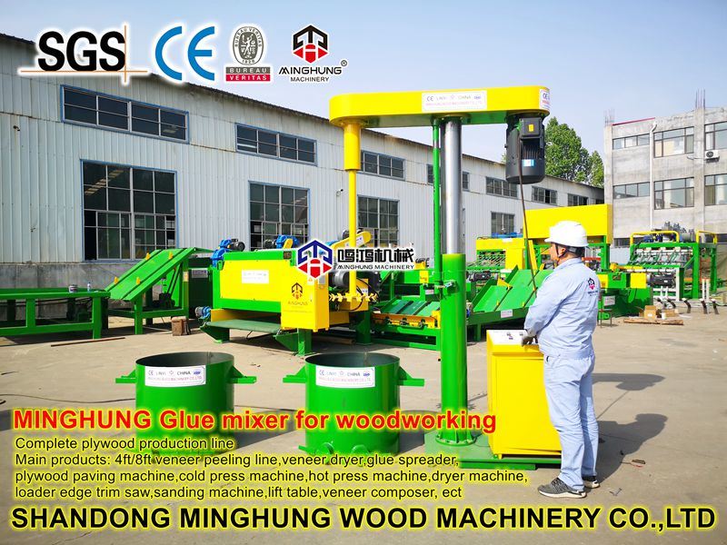 Wood Veneer Glue Spreader Machine
