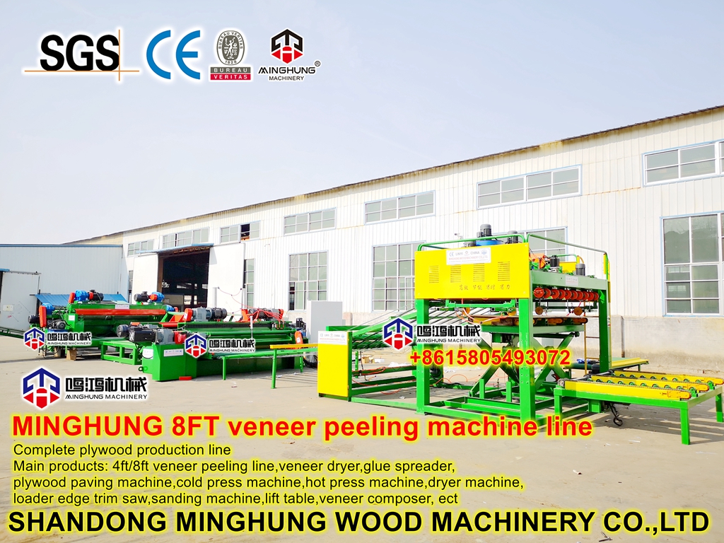 Veneer Production Line Veneer Peeling Machine