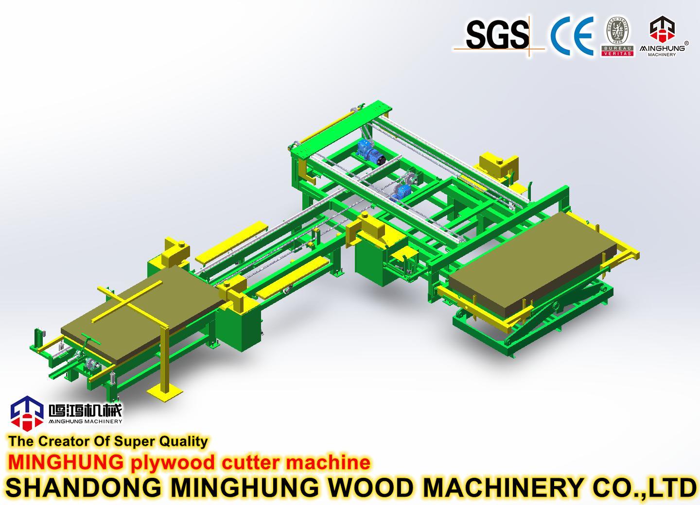 Auto Cutting Trimming Machine for Plywood Production