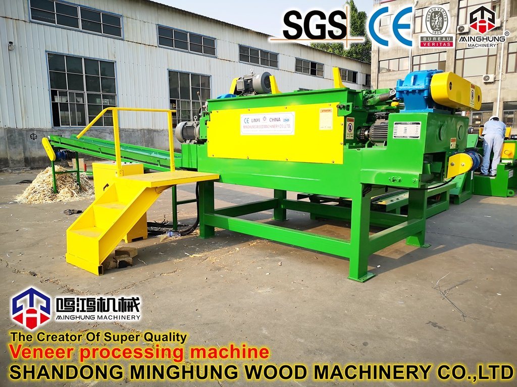 4feet Wood Log Debarker with Shredder