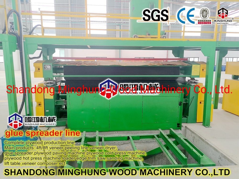 Mechenical & Manually Wood Veneer Roller Glue Spreader for Furniture Plywood