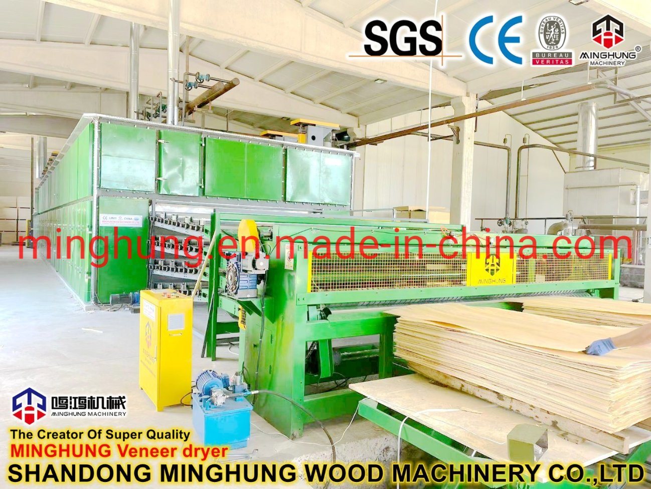 Plywood Veneer Drying Machine Roller Dryer Machine