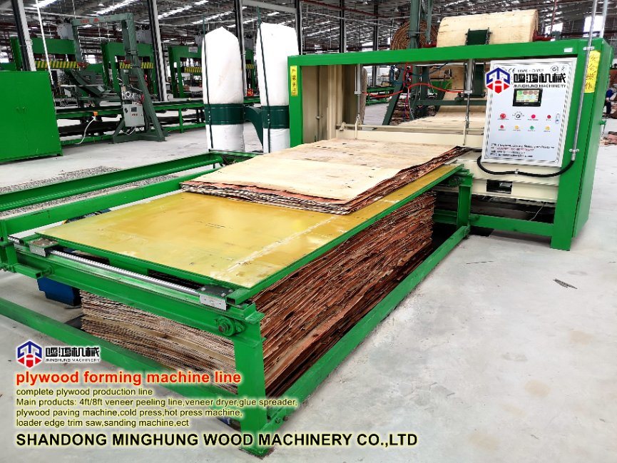 Machine for Automatic Paving Cutting Plywood Board