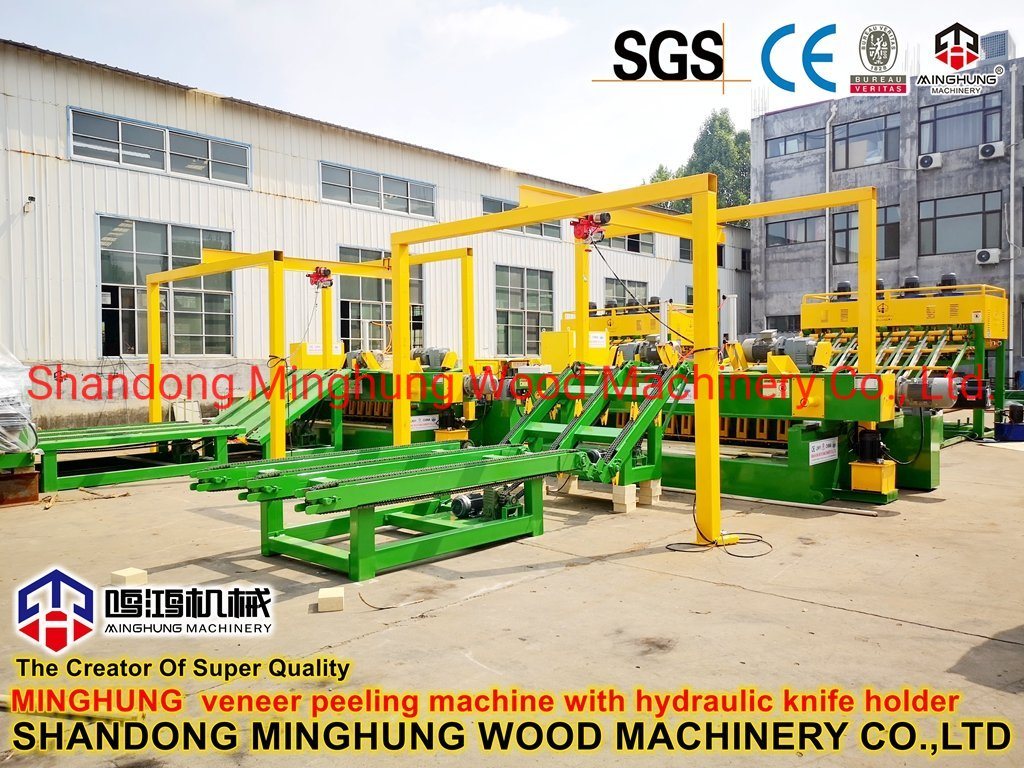 2700mm Rotary Peeling Machine with Hydraulic System for Hardwood Beech