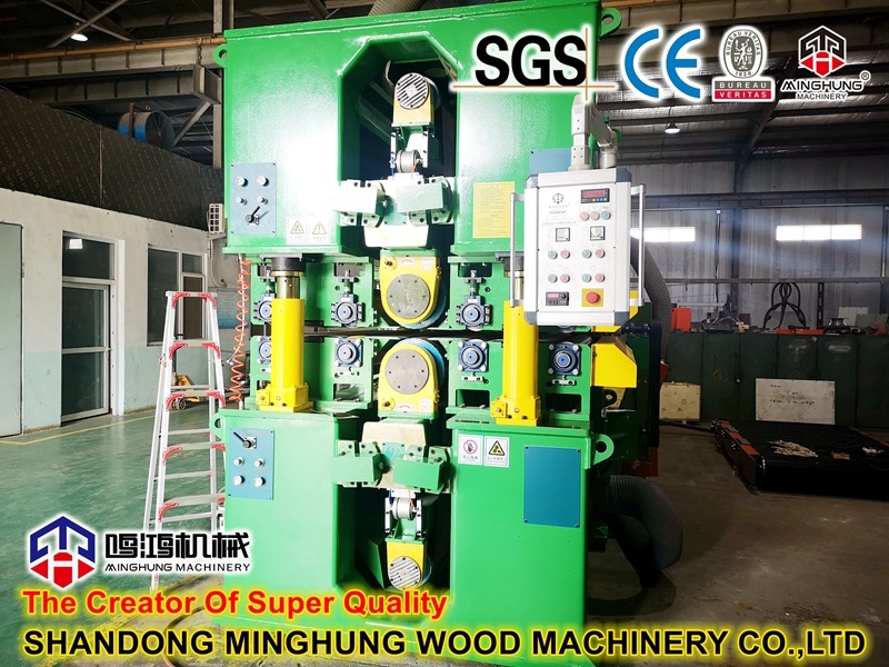 Double Sides Plywood Sanding Calibrating Machine with Good Sanding Belt