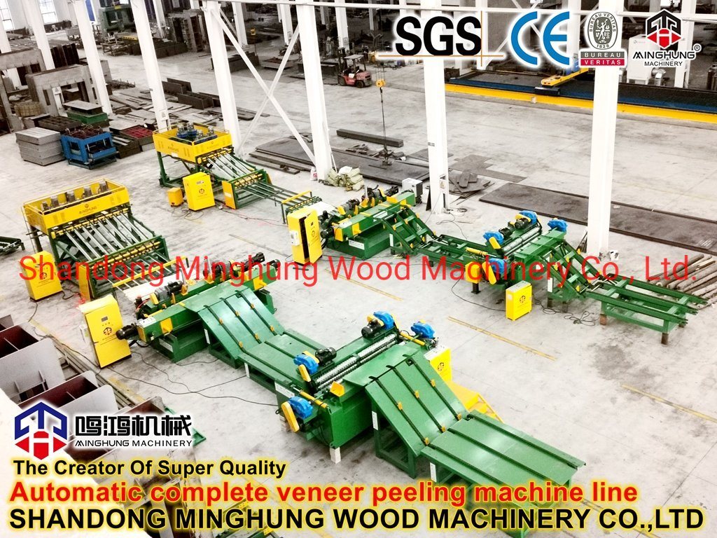 Spindleless Wood Veneer Peeler for Rotary Cut Veneer Manufacturing
