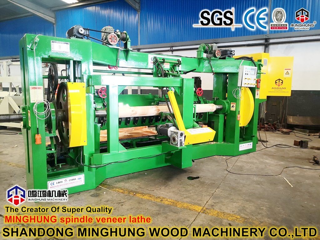 Automatic Spindle Plywood Log Veneer Peeling Machine