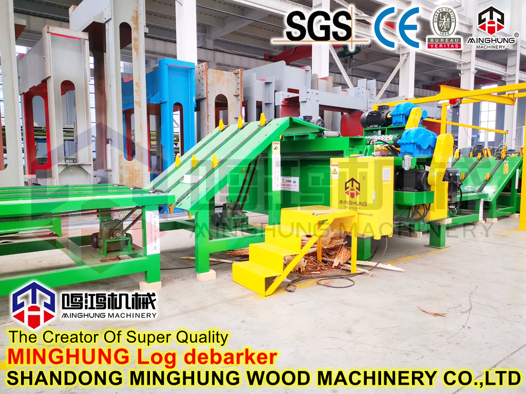 Rotary Wood Log Debarker Machine Tree Debarking Machine