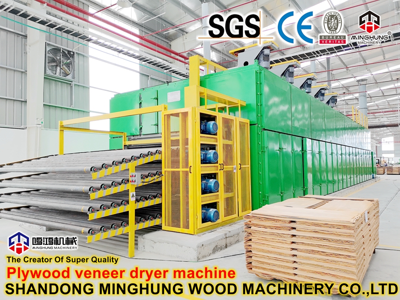 Plywood Veneer Dryer with Automatic Feeder