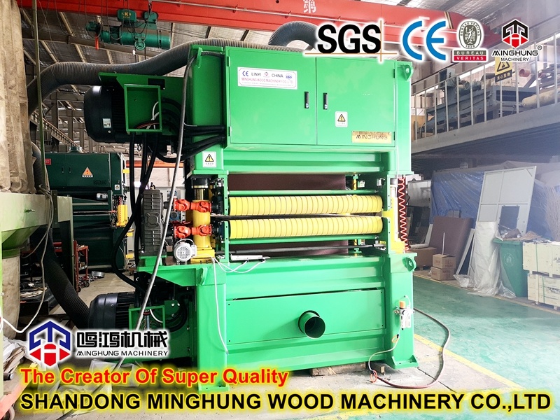 High Quality Accurate Double Sides Calibrating Machine for Plywood Machine