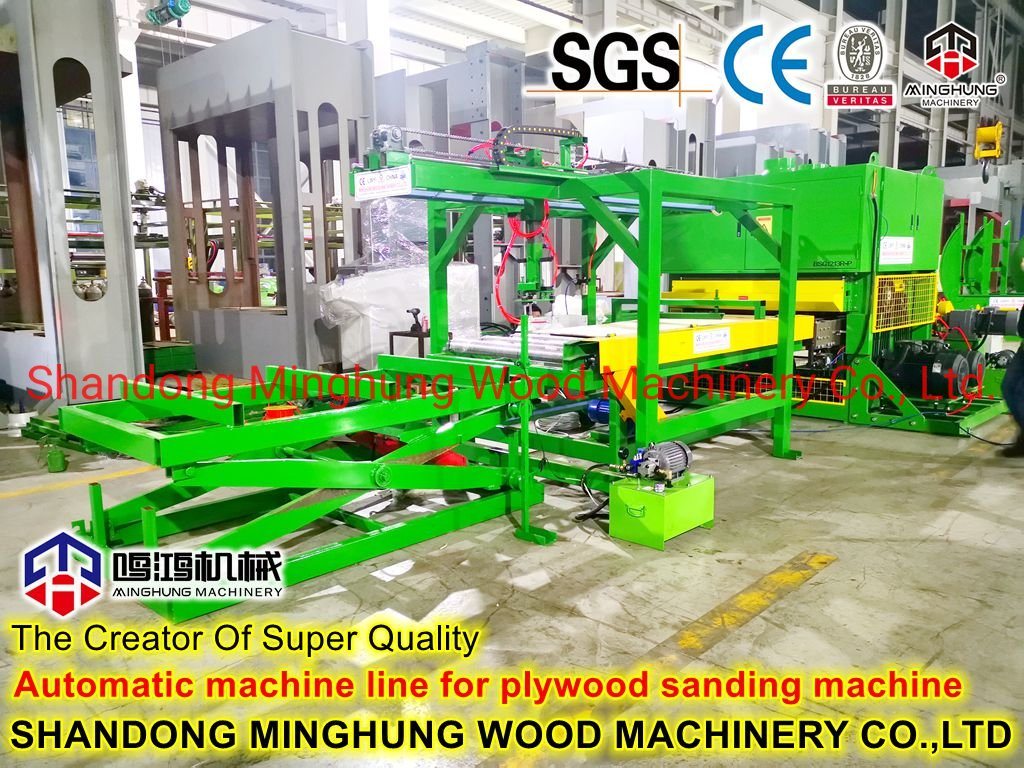 Woodwork Wide Belt Plywood Calibration Sanding Machine for Anti Slip Furniture Plywood