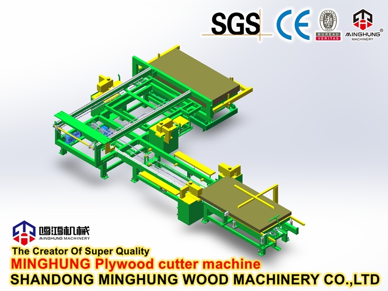 Wood Panel Cutting Saw for Plywood Production