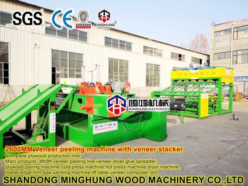 Log Processing Machine for Making Wood Veneer