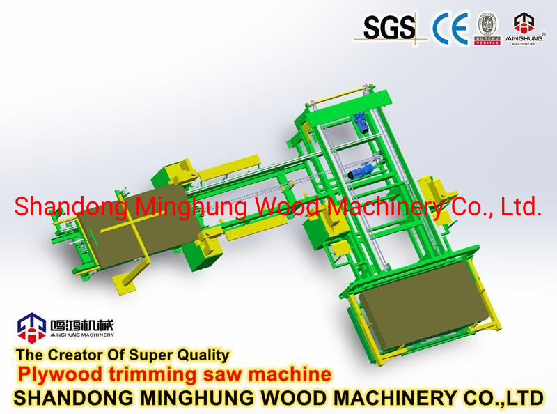 Saw Machine for Trimming Cutting Plywood