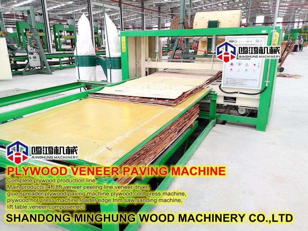Wood Working Machine Plywood Veneer Core Lay out Machine