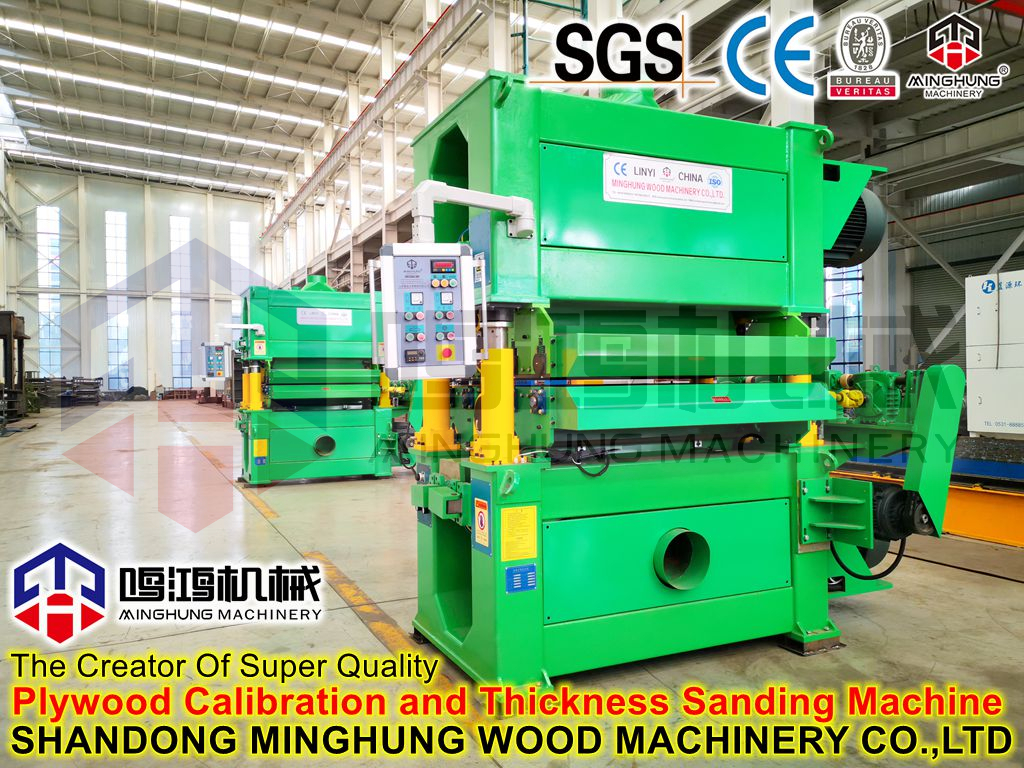 Double Sides Plywood Sanding Calibration Machine for Furniture Plywood Production