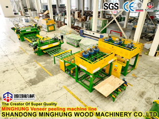 2700mm Wood Lathe Veneer Peeling Machine Line for Hardwood