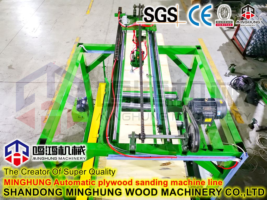 Automatic CNC Plywood Panel Wide Belt Sanding Machine - SHANDONG ...