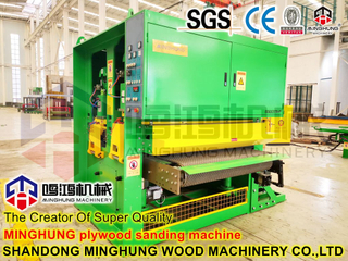 Single Side Two Heads Plywood Sanding Machine