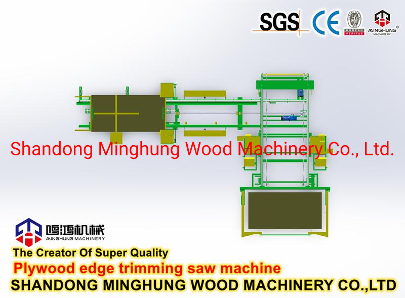 Infrared Guide Saw Machine for Plywood Making Machine