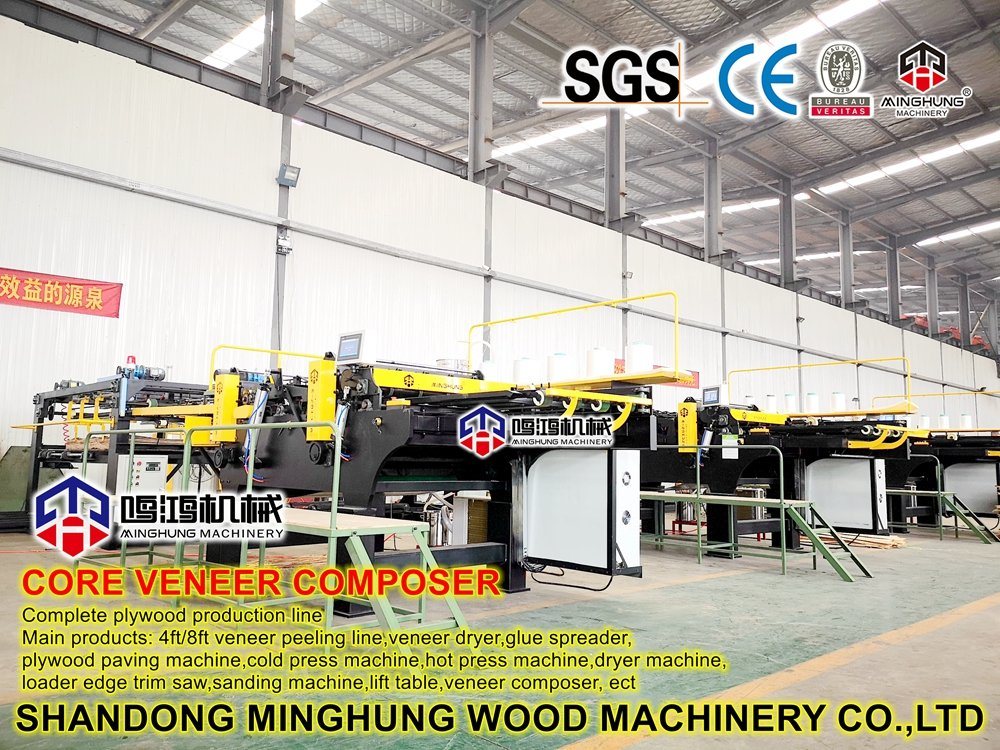 Plywood Core Composer Machine for Veneer Joint