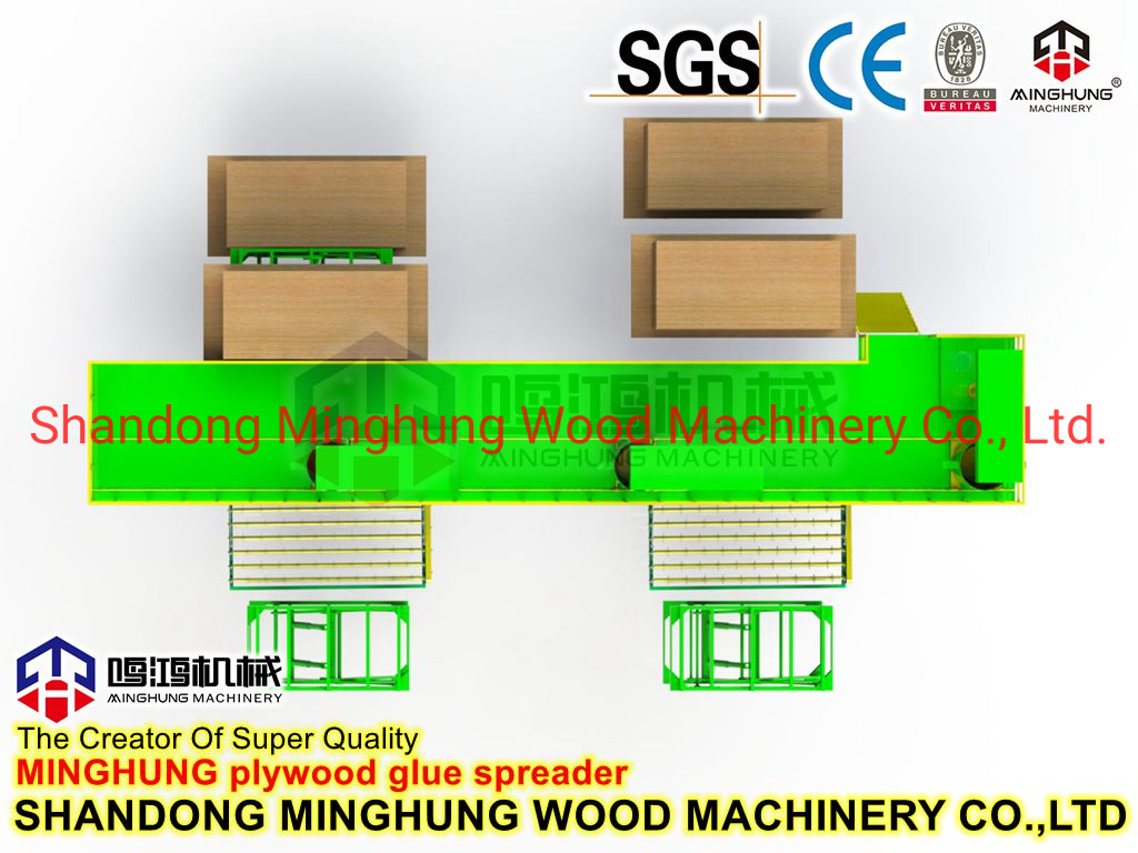 Plywood Veneer Glue Spreader for Spreading Coating Gluing Panel