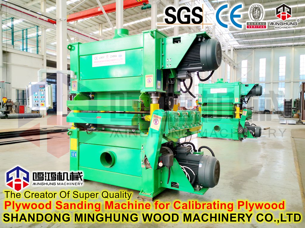 MINGHUNG MACHINERY Plywood Sanding Machine for Calibrating Plywood