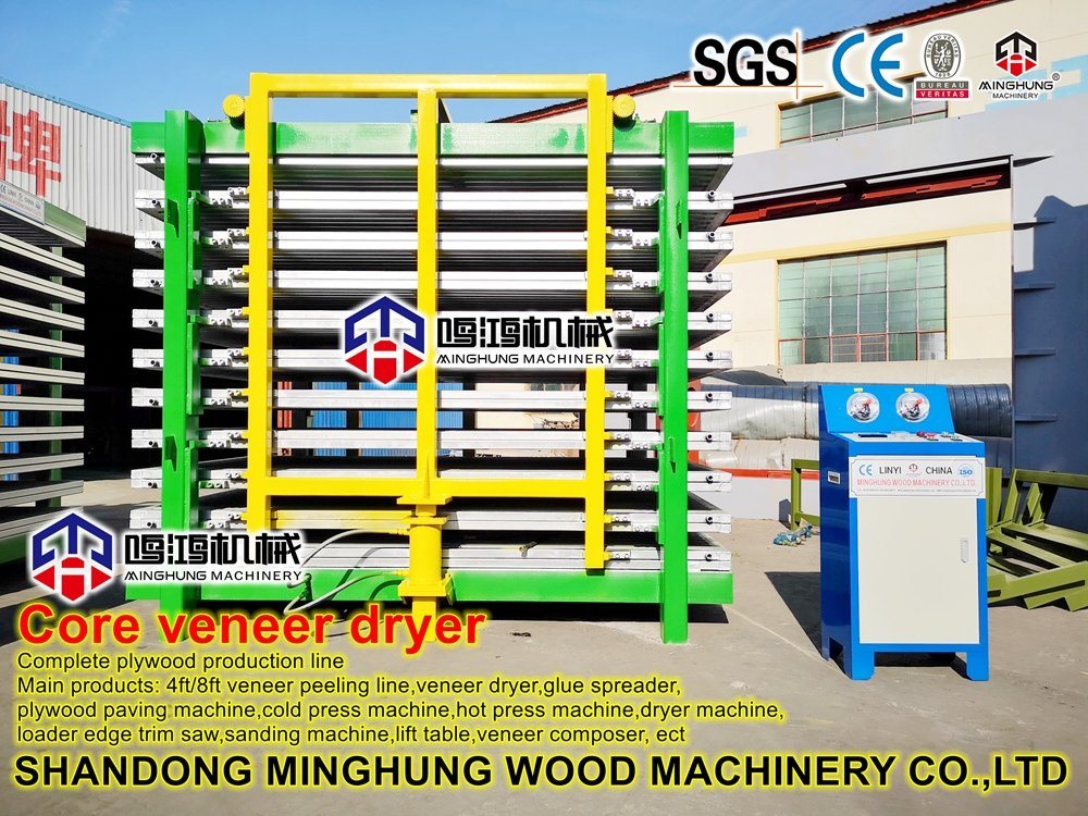 Hot Press Veneer Machine for Drying Wood Veneer