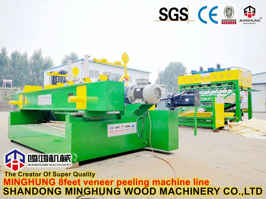 Strong Wood Veneer Machine with Good Veneer Peeling Knife