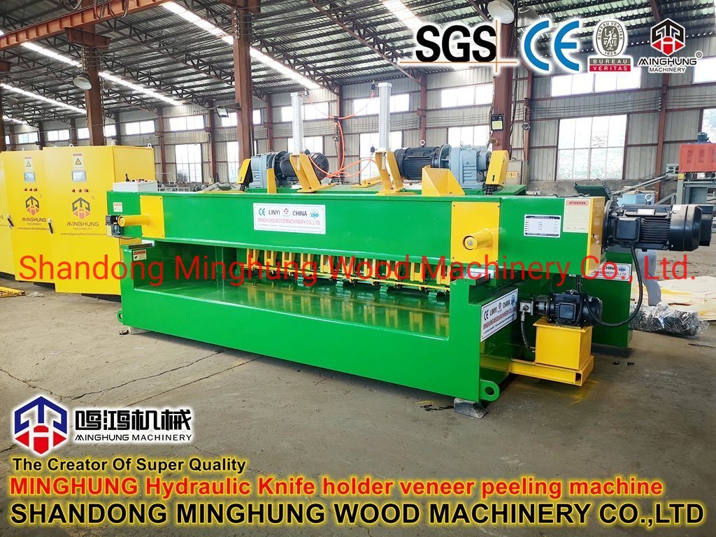 Spindleless Core Veneer Board Machine for Wood Debarking Peeling Machine