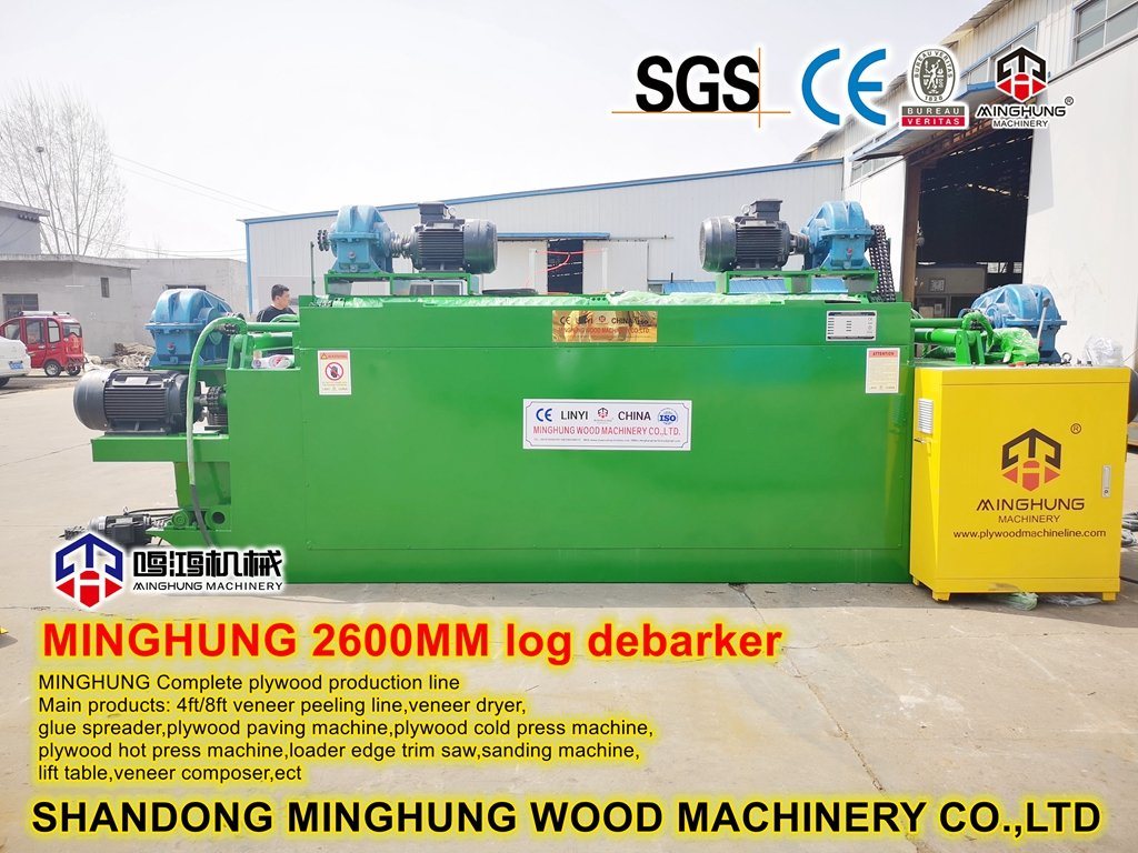China Factory Veneer Machine Wood Log Debarking Machine