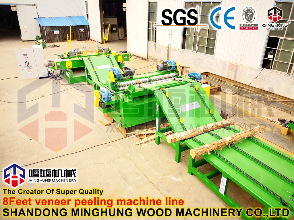 China Wood Rolling Peeling Lathe for Plywood Mill