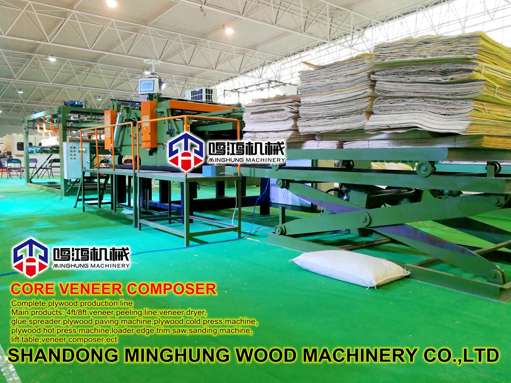 Wood Working Machine Core Veneer Composer for Plywood Veneer