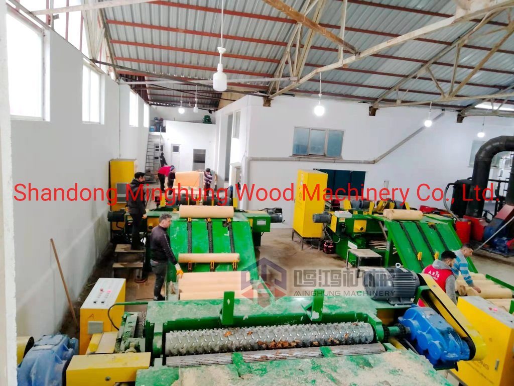 Rotary Bark Peeling Machine for Furniture and Plywood Veneer Manufacturing