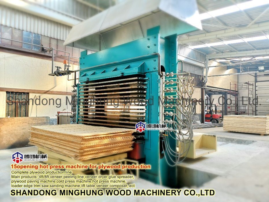 Plywood Hot Press with Strong Frame
