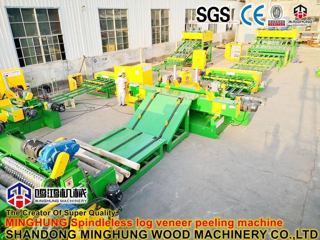 Plywood Making Machine Veneer Core Peeling Machine