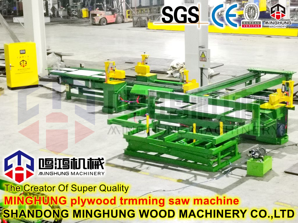 Filmed Faced Plywood Production Edge Cutting Machine