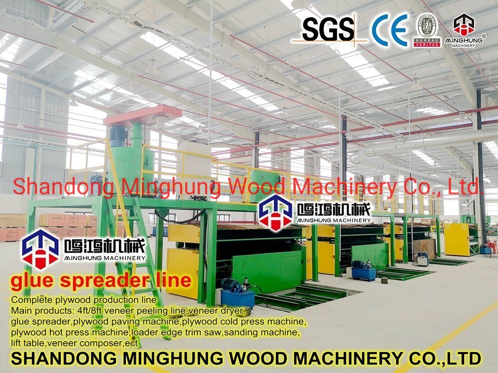 Wood Veneer Roller Glue Spreader for Woodworking Plywood Making