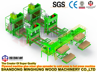 Multi-layer plywood production process