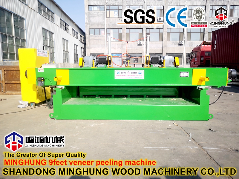 8feet Face Veneer Peeling Lathe